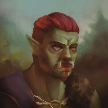 A salmon-colored mermaid plays with her hair in a glowing blue coral reef, surrounded by fish, coral, and seaweed